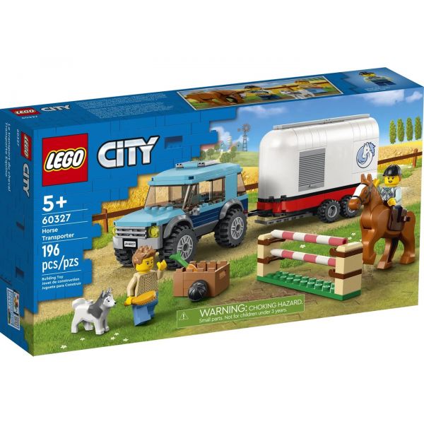 Конструктор LEGO City Транспортер для перевезення коней (60327)