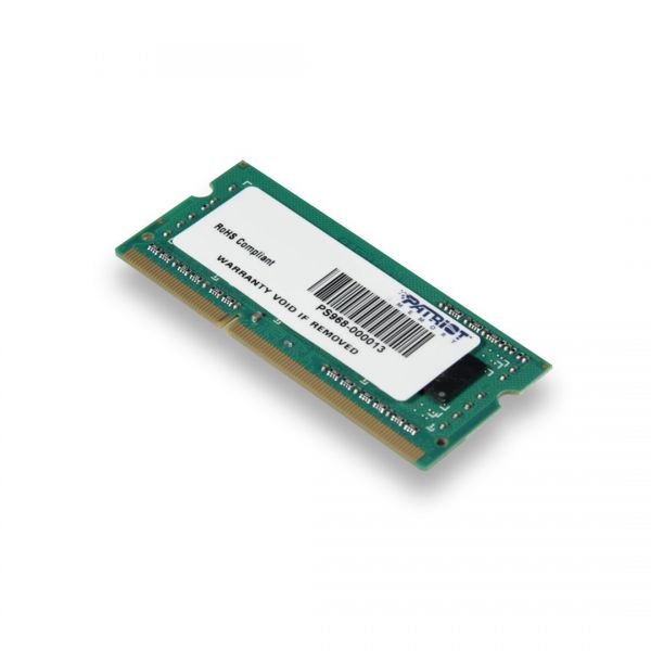 Оперативна пам'ять PATRIOT 4 GB SO-DIMM DDR3 1600 MHz (PSD34G160081S)