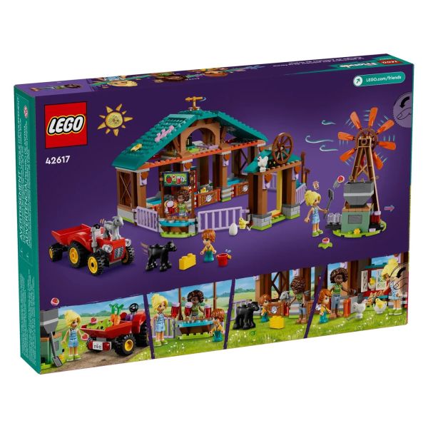 Блоковий конструктор LEGO Friends Притулок для сільськогосподарських тварин (42617)