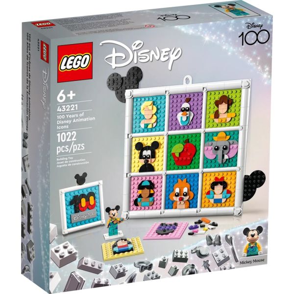 Блоковый конструктор LEGO Disney 100-я годовщина мультипликации Disney (43221)