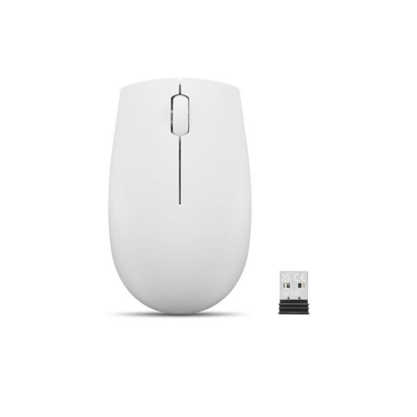 Мышка компьютерная  Lenovo 300 Wireless Mouse Cloud Gray (GY51L15677)