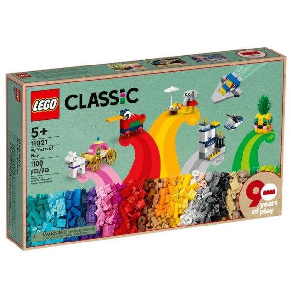 Конструктор LEGO Classic 90 лет игры (11021)