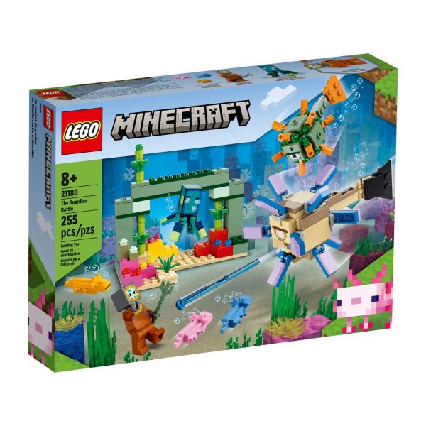 Конструктор LEGO Minecraft  Битва Стражей (21180) 