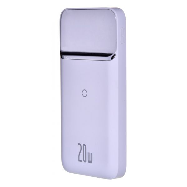 Зовнішній акумулятор (Power Bank) Baseus PowerBank Magnetic Wireless Quick Charge 10000mAh 20W White (PPCX010202)