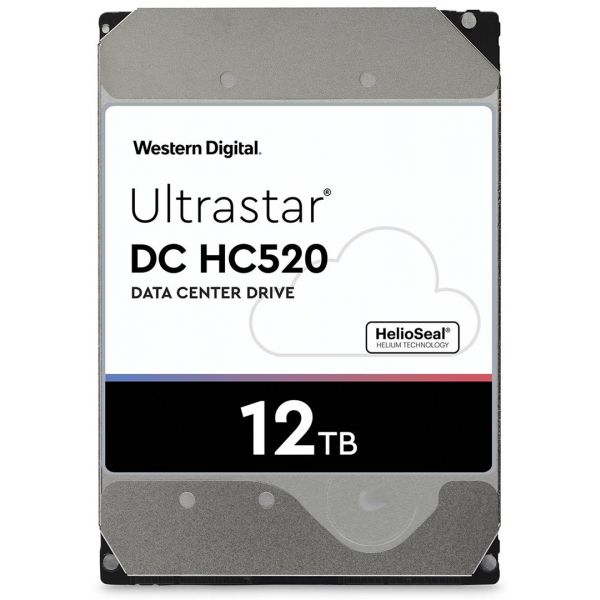 Жорсткий диск WD Ultrastar DC HC520 (He12) 12 TB (HUH721212ALE604/0F30146)