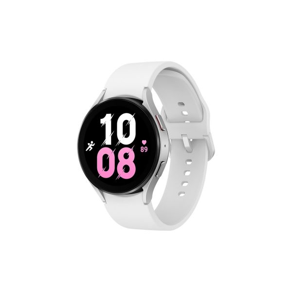 Смарт-часы Samsung Galaxy Watch5 44mm LTE Silver with White Sport Band (SM-R915NZSA)
