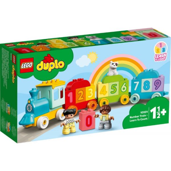 Авто-конструктор LEGO Duplo Поезд с цифрами — учимся считать (10954)