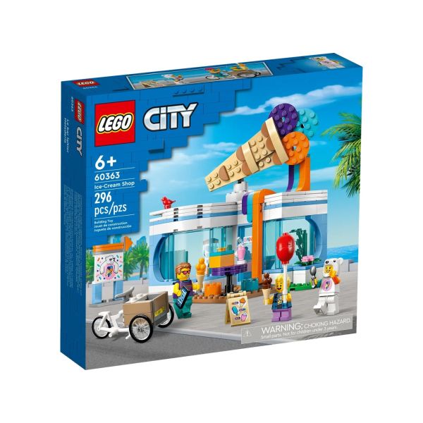 Блочный конструктор LEGO City Магазин мороженого (60363)  