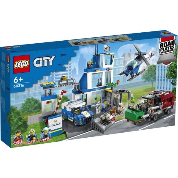 Конструктор LEGO  CITY Поліцейський відділок (60316)