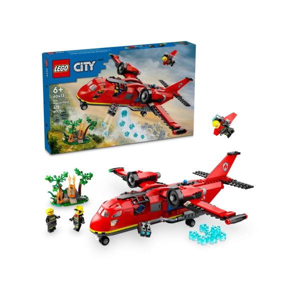 Конструктор LEGO City Пожарный спасательный самолет (60413)