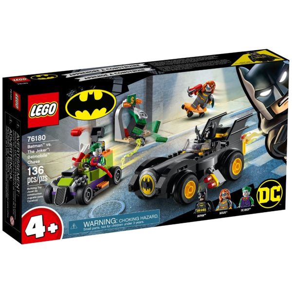 Блочный конструктор LEGO Бэтмен против Джокера: погоня на Бэтмобиле (76180)