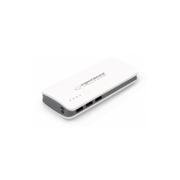 PowerBank Esperanza Radium EMP106WE (8000mAh; microUSB  USB 2.0; kolor biały)