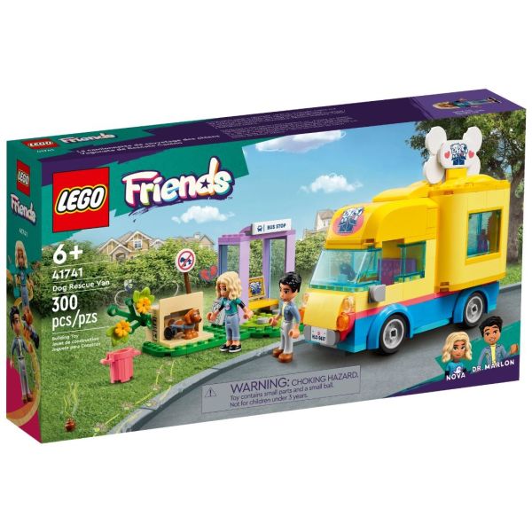 Блоковий конструктор LEGO Friends Фургон для спасіння собак (41741)