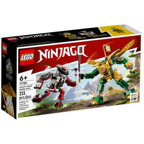 Блочный конструктор LEGO Ninjago Битва робота Ллойда EVO (71781)