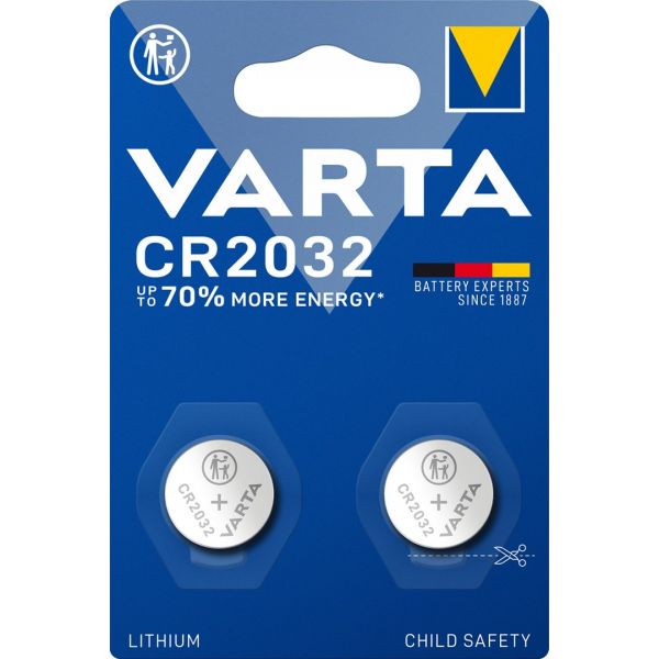 Батарейка Varta CR-2032 bat(3B) Lithium 2шт