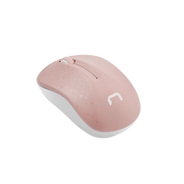 Миша NATEC TOUCAN Pink-White1600DPI 