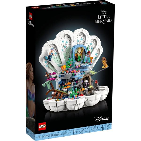 Блочный конструктор LEGO Русалонька Королевская раковина (43225)