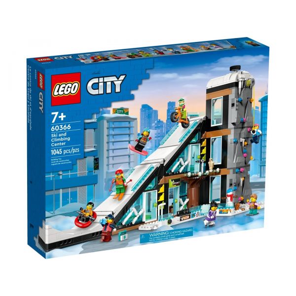 Конструктор LEGO City  Горнолыжный и скалолазный центр (60366)