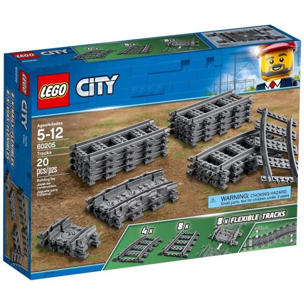 Конструктор LEGO City  Рельсы (60205)