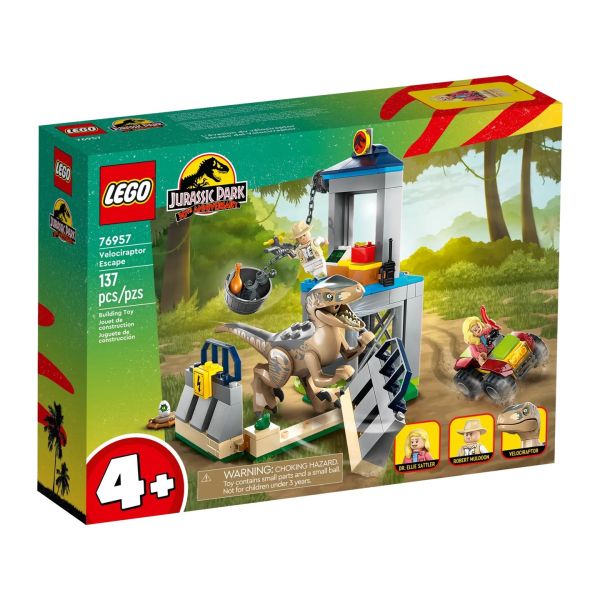 Конструктор LEGO Jurassic World Побег велоцираптора (76957)
