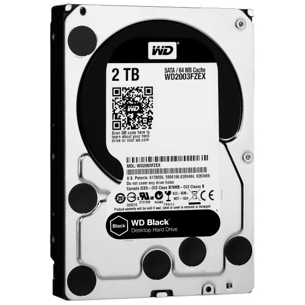 Жорсткий диск Western Digital Black 2TB 7200rpm 64MB (WD2003FZEX) 3.5 SATA III