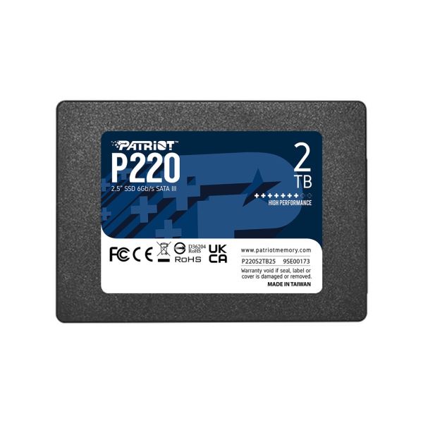 SSD накопитель PATRIOT P220 2 TB (P220S2TB25)