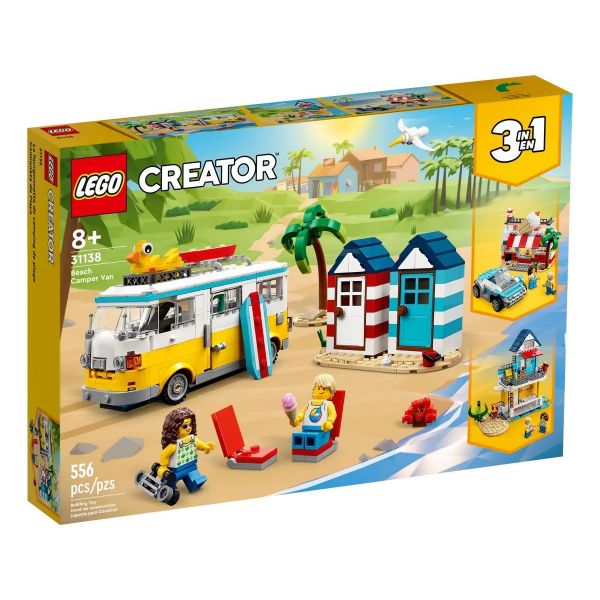 Конструктор LEGO Creator 3 в 1 Пляжний фургон кемпер (31138) 