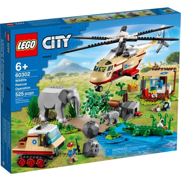 Конструктор LEGO City Операція з порятунку звірів (60302)