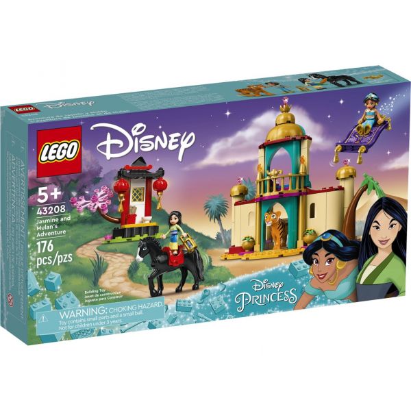 Конструктор LEGO Disney Princess Пригоди Жасмін і Мулан (43208)