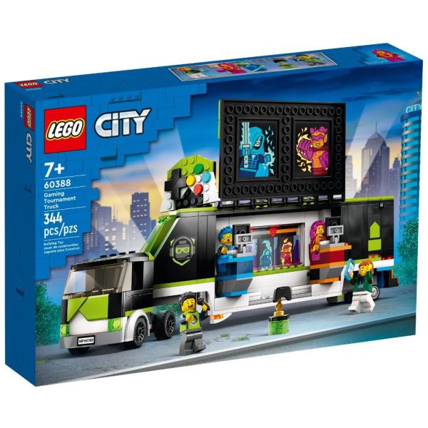 Блочный конструктор LEGO City Вантажівка для ігрового турне (60388)