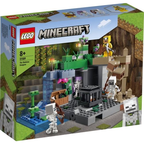 Конструктор LEGO Minecraft Подземелье скелета (21189)