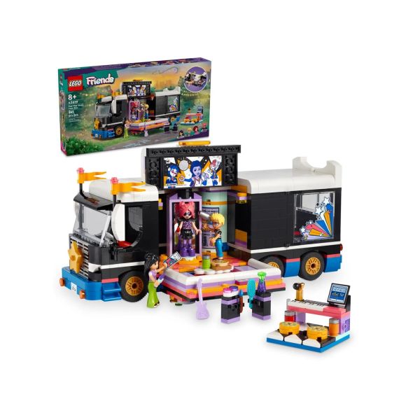 Блочный конструктор LEGO Friends Автобус для музыкального тура поп-звезды (42619)  