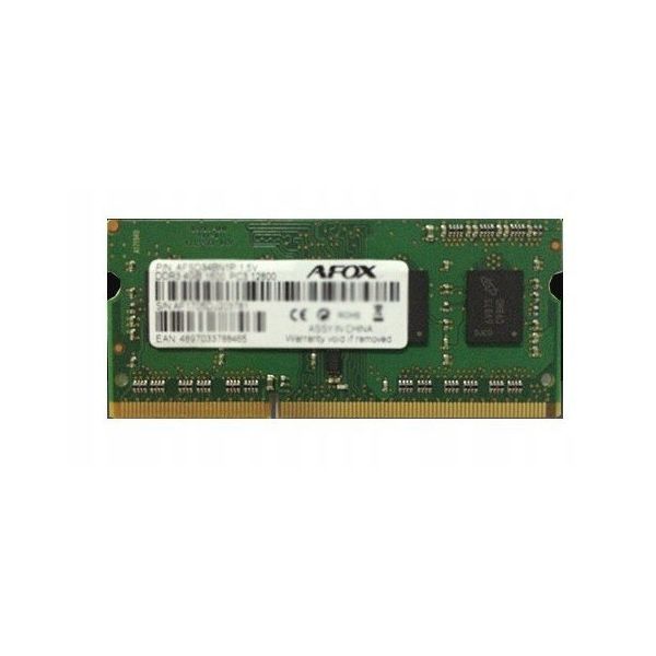 Оперативна пам'ять AFOX 4 GB SO-DIMM DDR3 1333 MHz (AFSD34AN1L)