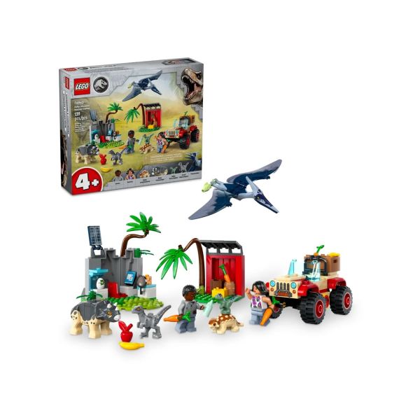 Блочный конструктор LEGO Jurassic World Центр спасения малышей динозавров (76963)  