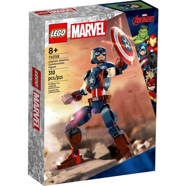 Конструктор LEGO Super Heroes Фігурка Капітана Америка для складання (76258)