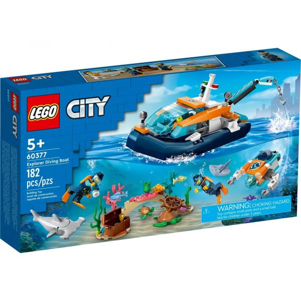 Конструктор LEGO City Дослідницький підводний човен (60377)