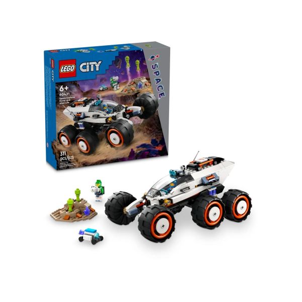 Конструктор LEGO City Космічний дослідницький всюдихід й інопланетне життя (60431)