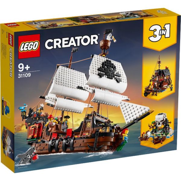 Конструктор LEGO Creator Піратський корабель (31109)