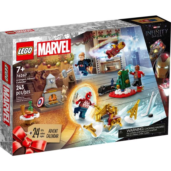 Блочный конструктор LEGO Marvel Avengers Advent Calendar (76267)