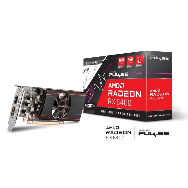 Відеокарта Sapphire Radeon RX 6400 PULSE (11315-01-20G)