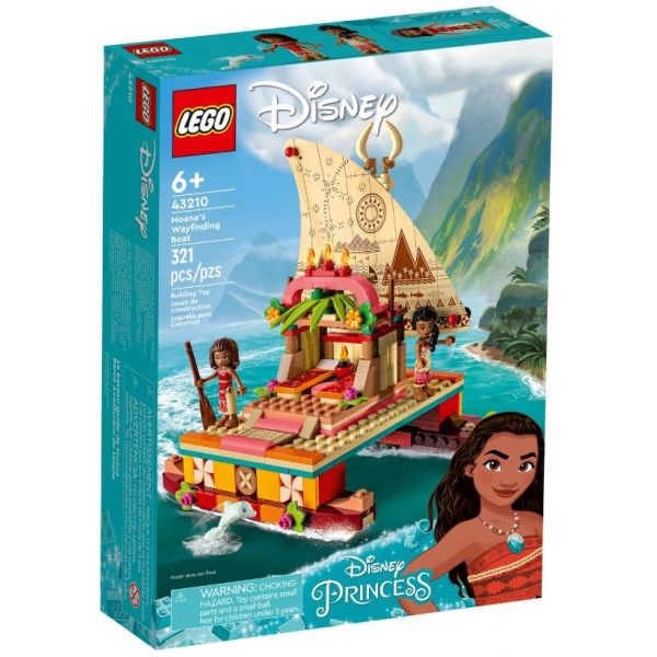 Конструктор LEGO Disney Princess  Пошуковий човен Ваяни (43210)