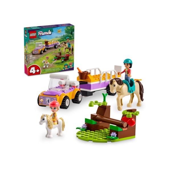Блочный конструктор LEGO Friends Прицеп для лошади и пони (42634)  