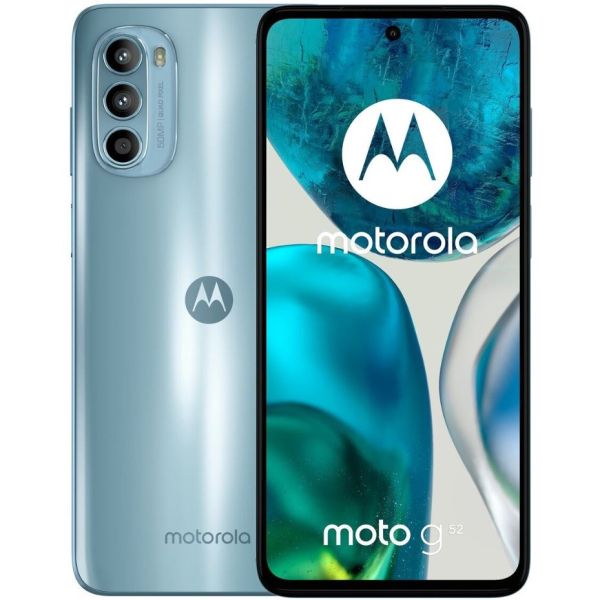 Смартфон Motorola Moto G52 4/256GB Glacier Blue (PAU70032)