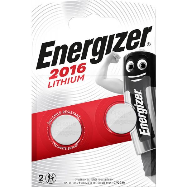 Батарейка ENERGIZER LITHIUM CR2016 3V (2шт)
