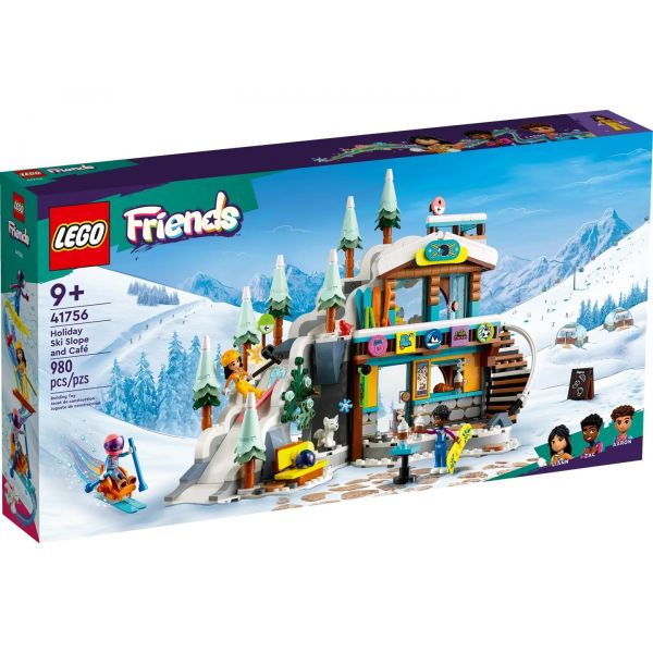 Конструктор LEGO Friends Святкова гірськолижна траса й кафе (41756)