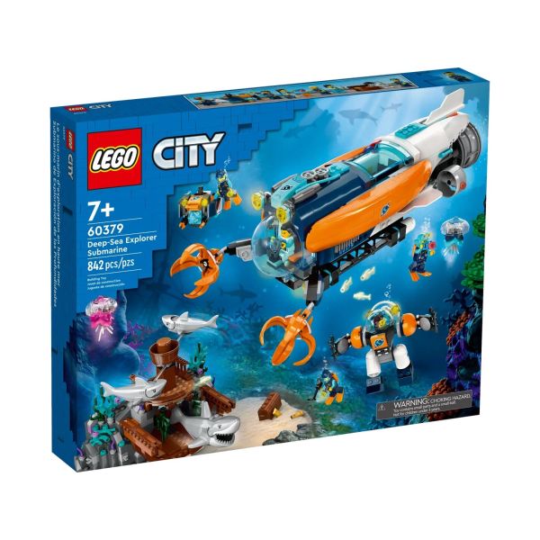 Конструктор LEGO City Глибоководний дослідницький підводний човен (60379)
