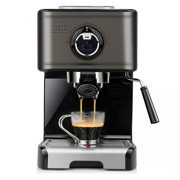 Ріжкова кавоварка еспресо Black+Decker BXCO1200E (ES9200010B)