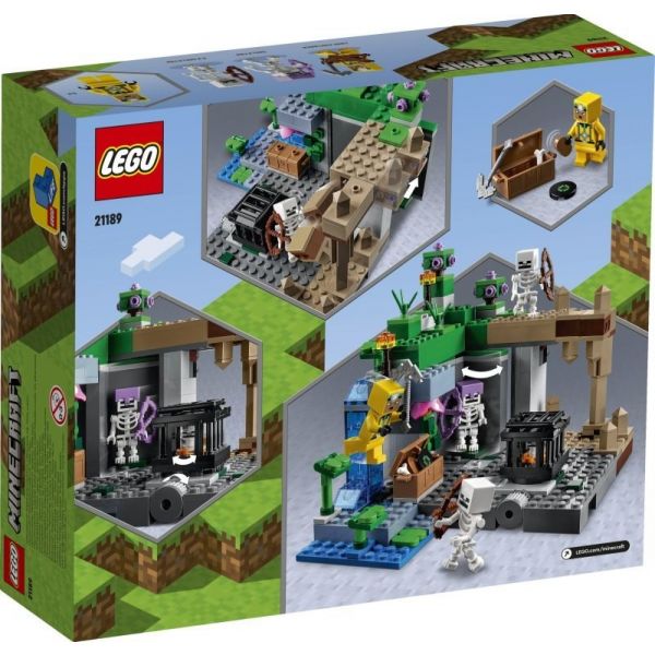 Конструктор LEGO Minecraft Підземелля скелета (21189)