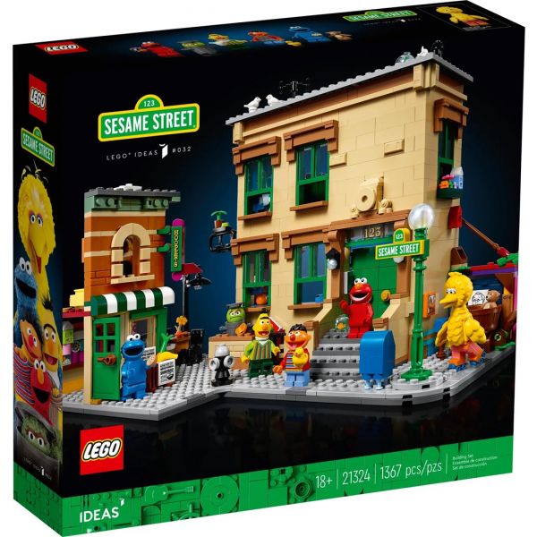 Конструктор LEGO Ideas Вулиця Сезам 123 (21324)