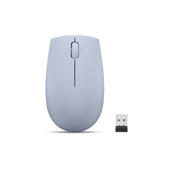 Мышка компьютерная Lenovo 300 Wireless Compact Frost Blue (GY51L15679) 